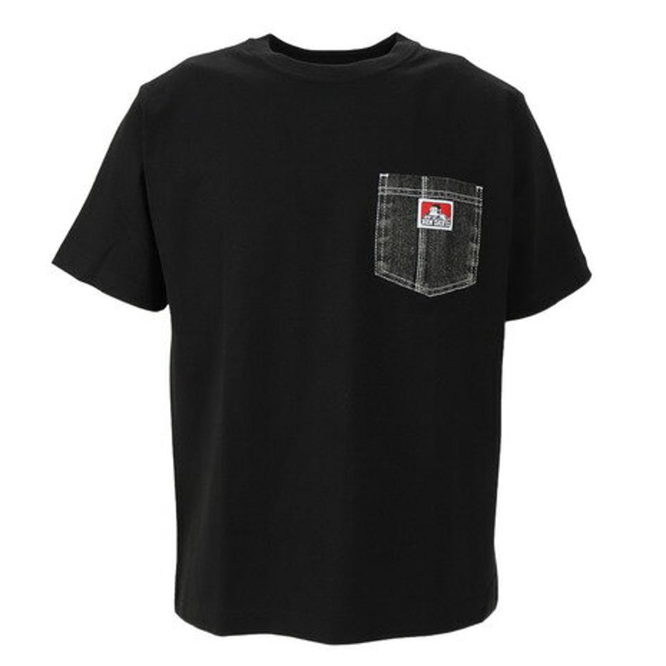 ベンデイビス（BEN DAVIS）（メンズ）半袖シャツ デニムポケットTシャツ 23580002