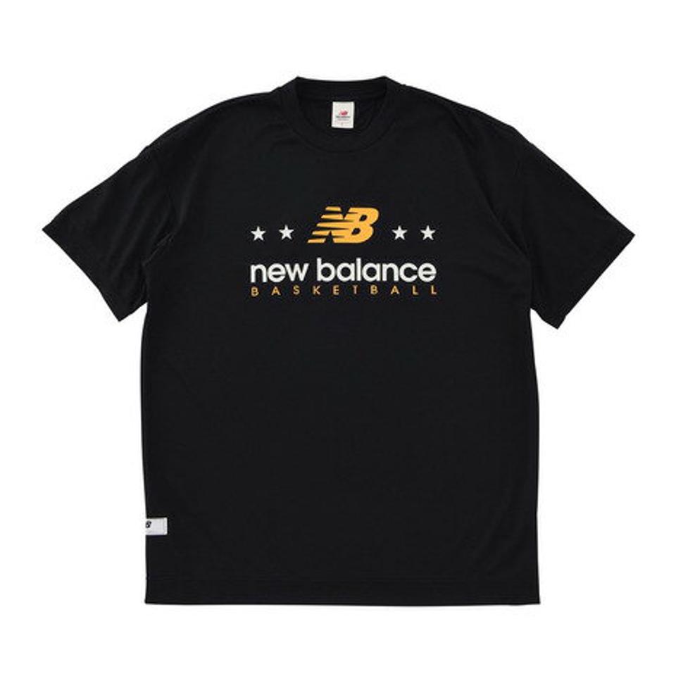 ニューバランス（new balance）（メンズ、レディース）バスケットボールウェア Graphic Tシャツ AMT35140BK