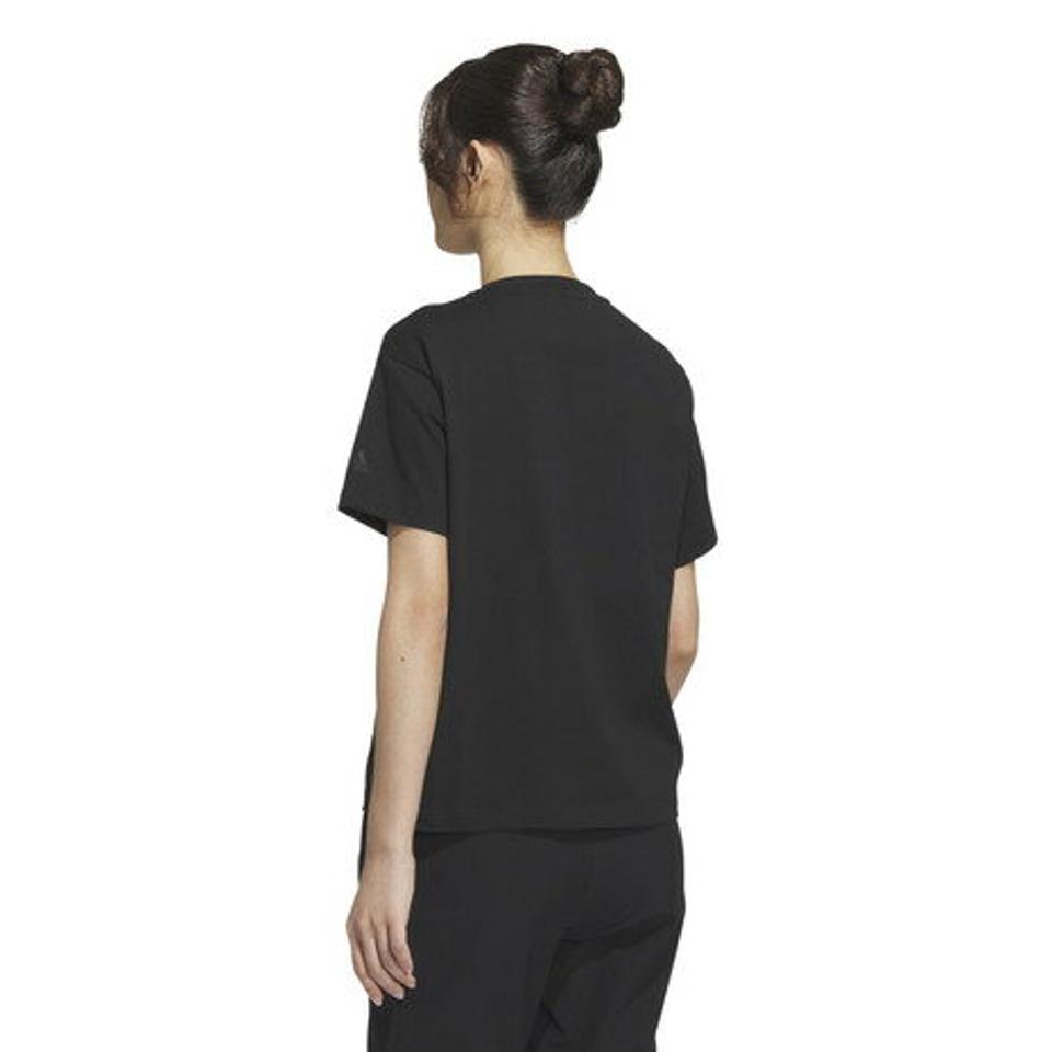 アディダス（adidas）（レディース）半袖Tシャツ レディース フラワーグラフィック ルーズフィット IDF63-IK9311