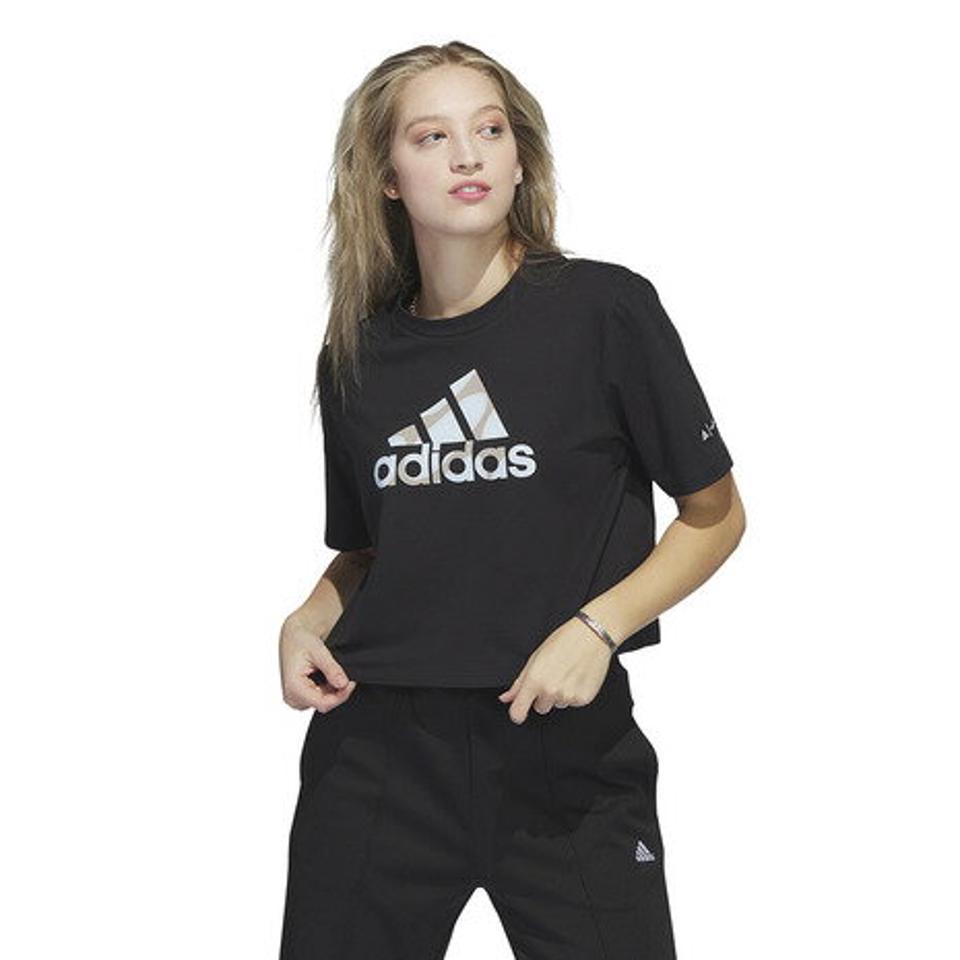 アディダス（adidas）（レディース）半袖シャツ レディース マリメッコ クロップTシャツ ETP27-HR2994