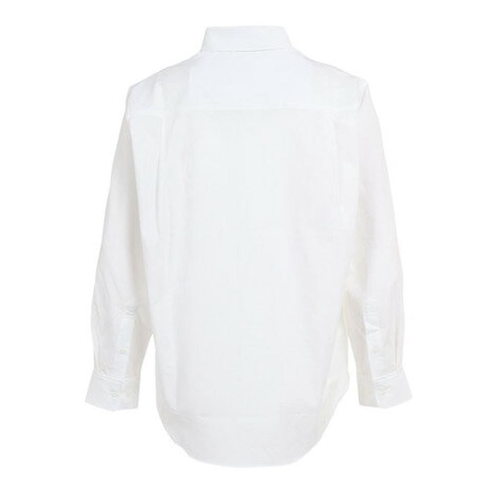 【10％OFFクーポン対象！9/21まで】デサント（DESCENTE）（メンズ）長袖シャツ メンズ ボタンダウン DMMVJB62 WH