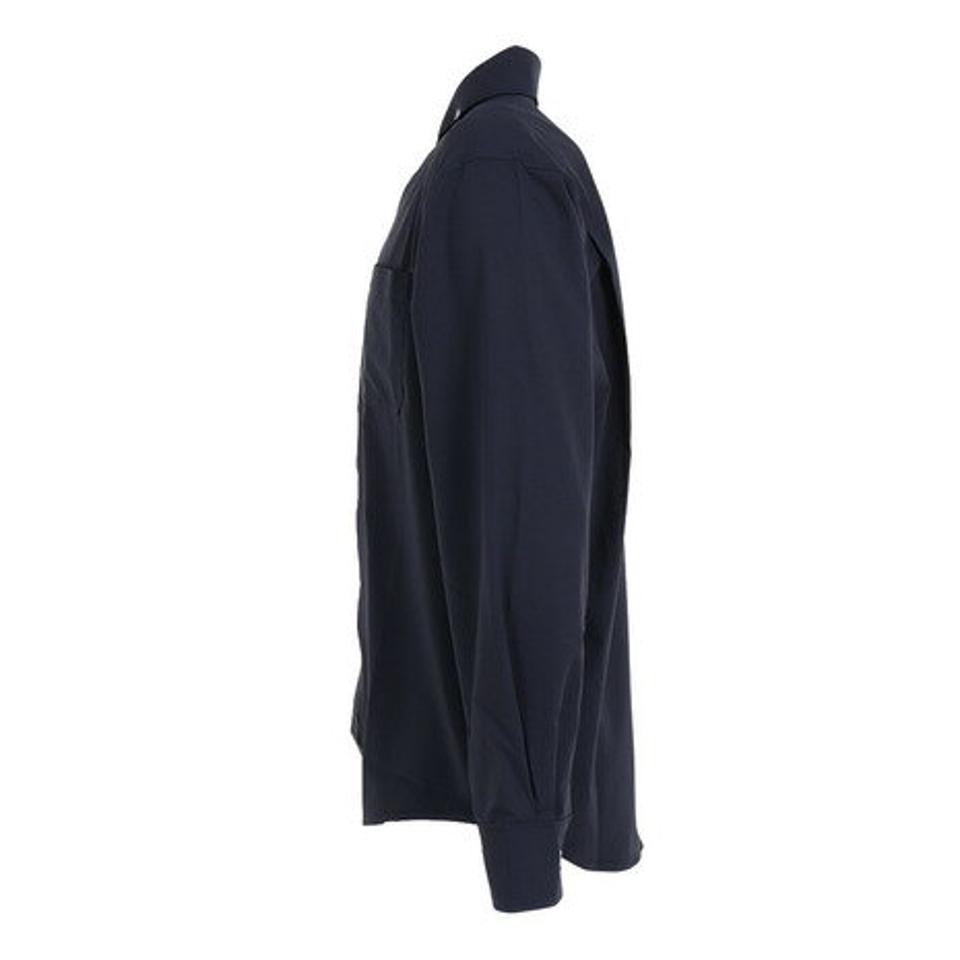 【10％OFFクーポン対象！9/21まで】デサント（DESCENTE）（メンズ）長袖シャツ メンズ ボタンダウン DMMVJB62 NV