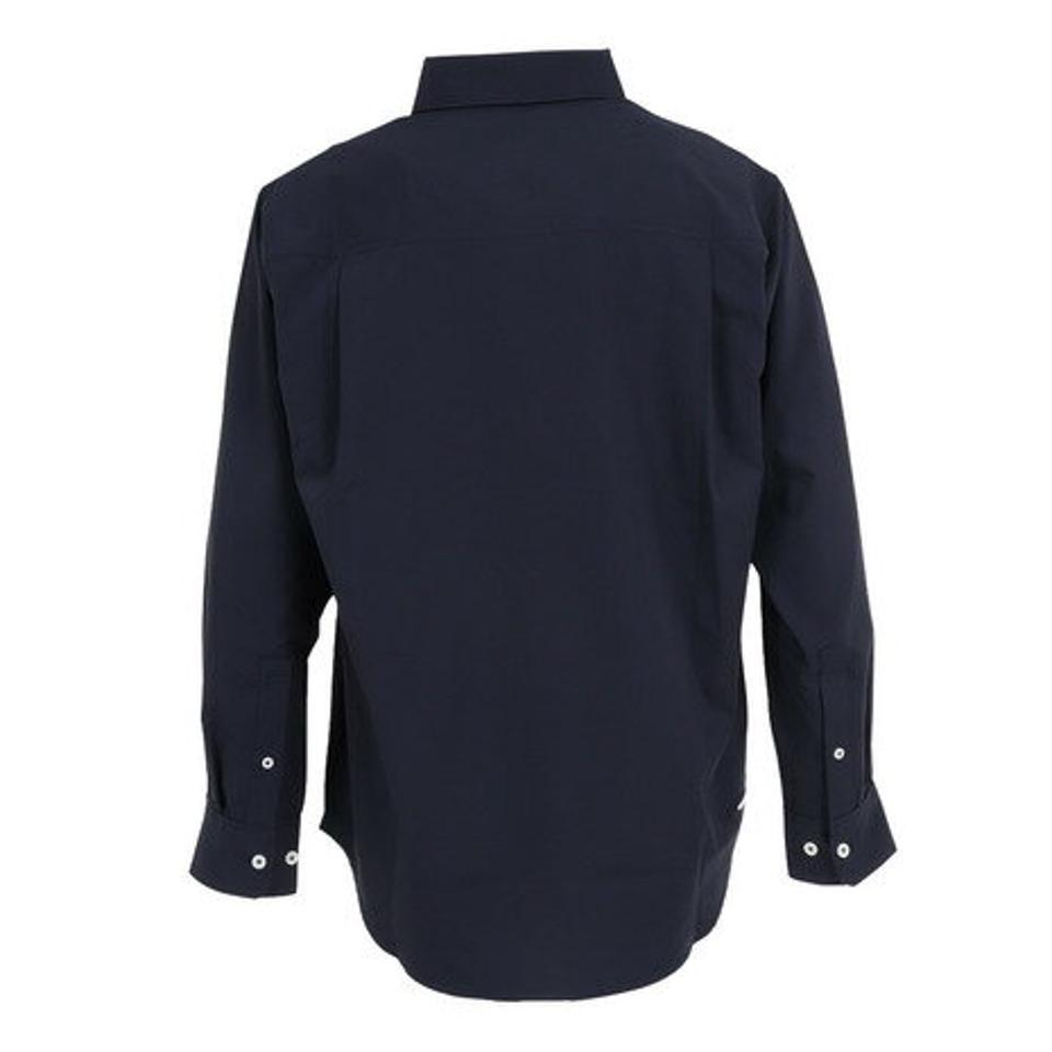 【10％OFFクーポン対象！9/21まで】デサント（DESCENTE）（メンズ）長袖シャツ メンズ ボタンダウン DMMVJB62 NV