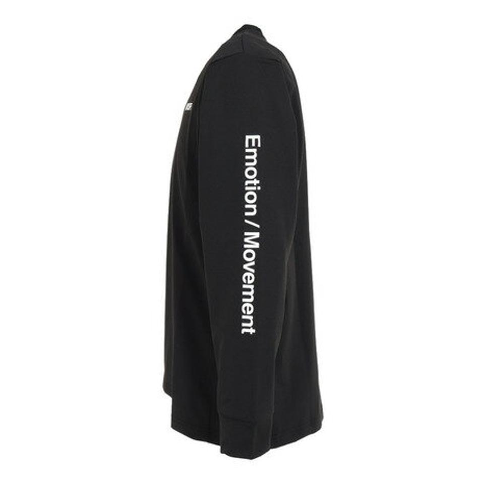 デサント（DESCENTE）（メンズ）長袖Tシャツ メンズ SUNSCREEN ロゴ ロングシャツ DMMVJB56 BK