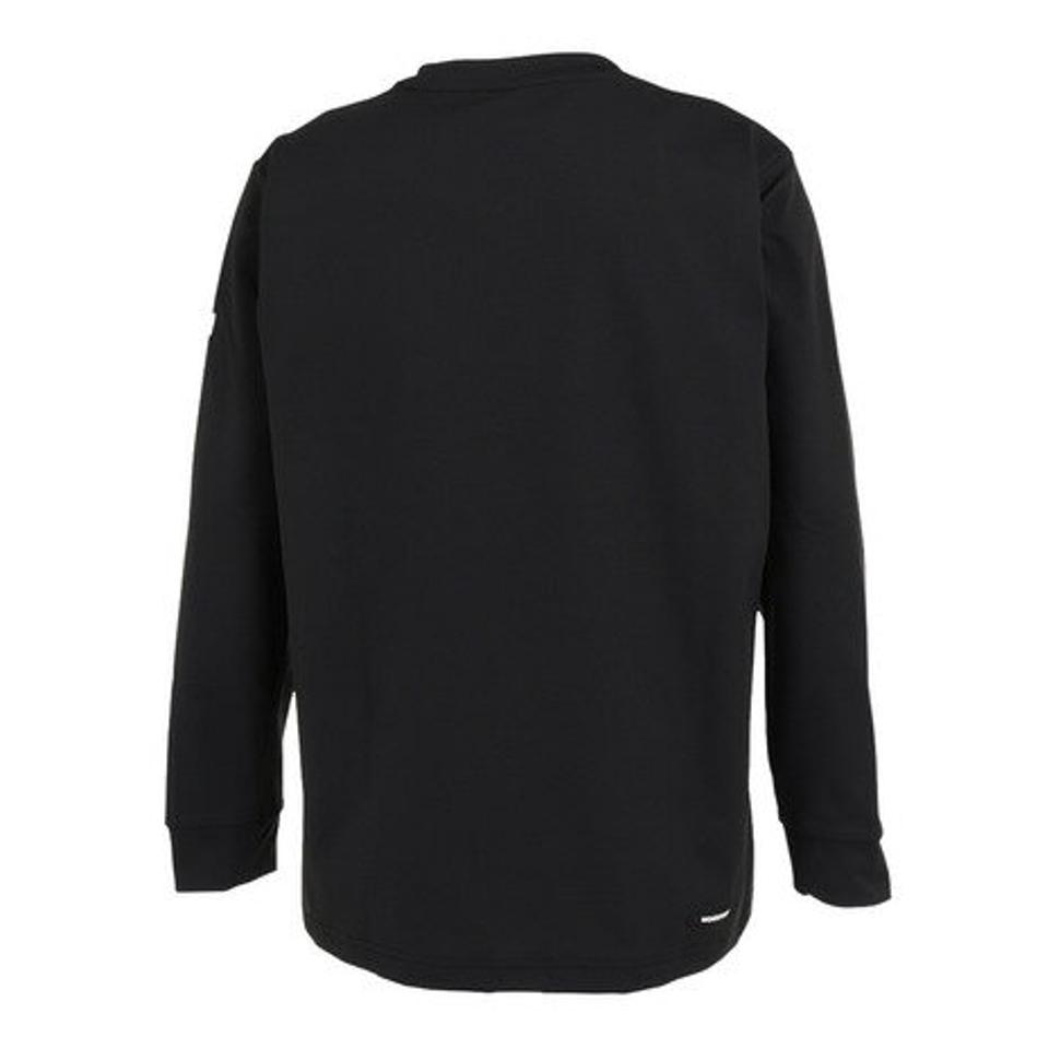 デサント（DESCENTE）（メンズ）長袖Tシャツ メンズ SUNSCREEN ロゴ ロングシャツ DMMVJB56 BK