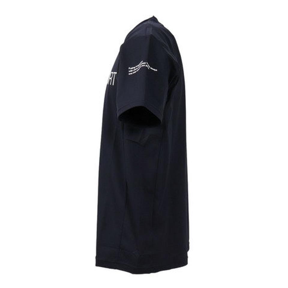 【7/5 24h限定 エントリー＆対象3店舗買い回りで最大P10倍！】デサント（DESCENTE）（メンズ）半袖Tシャツ メンズ S.F.TECH COOL ショートスリーブシャツ DMMVJA50 NV