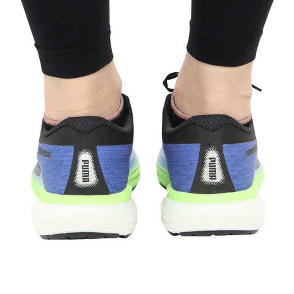 プーマ（PUMA）（レディース）ランニングシューズ ウィメンズ ディヴィエイト ニトロ 2 ブルー パープル 37685510 スニーカー ジョギング トレーニング 軽量