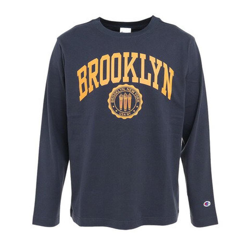 【10%OFFクーポン対象！8/10まで】チャンピオン-ヘリテイジ（CHAMPION-HERITAGE）（メンズ）長袖Tシャツ メンズ BA COLLEGE PRINT C3-X414 370