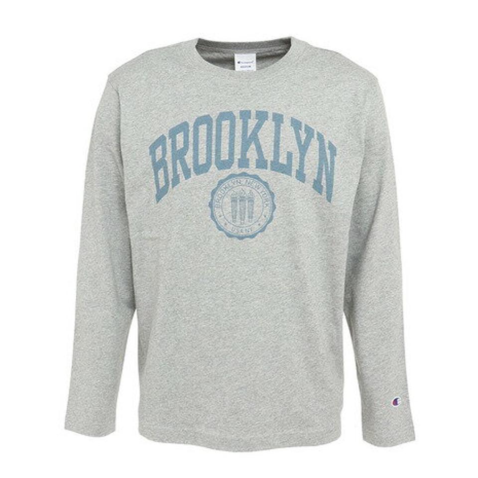 【20%OFFクーポン対象!8/10まで】チャンピオン-ヘリテイジ(CHAMPION-HERITAGE)(メンズ)長袖Tシャツ メンズ BA COLLEGE PRINT C3-X414 068