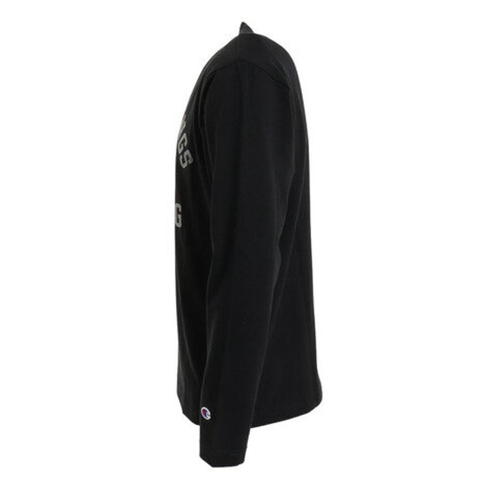 【10%OFFクーポン対象！8/10まで】チャンピオン-ヘリテイジ（CHAMPION-HERITAGE）（メンズ）長袖Tシャツ メンズ 黒 BA COLLEGE プリントTシャツ C3-X413 090