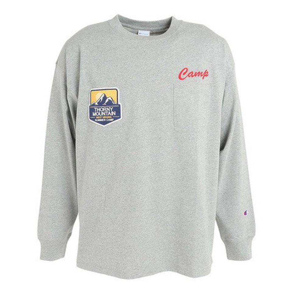 チャンピオン-ヘリテイジ（CHAMPION-HERITAGE）（メンズ）CA RELAXFIT CAMP ポケットロングスリーブTシャツ C3-X403 070
