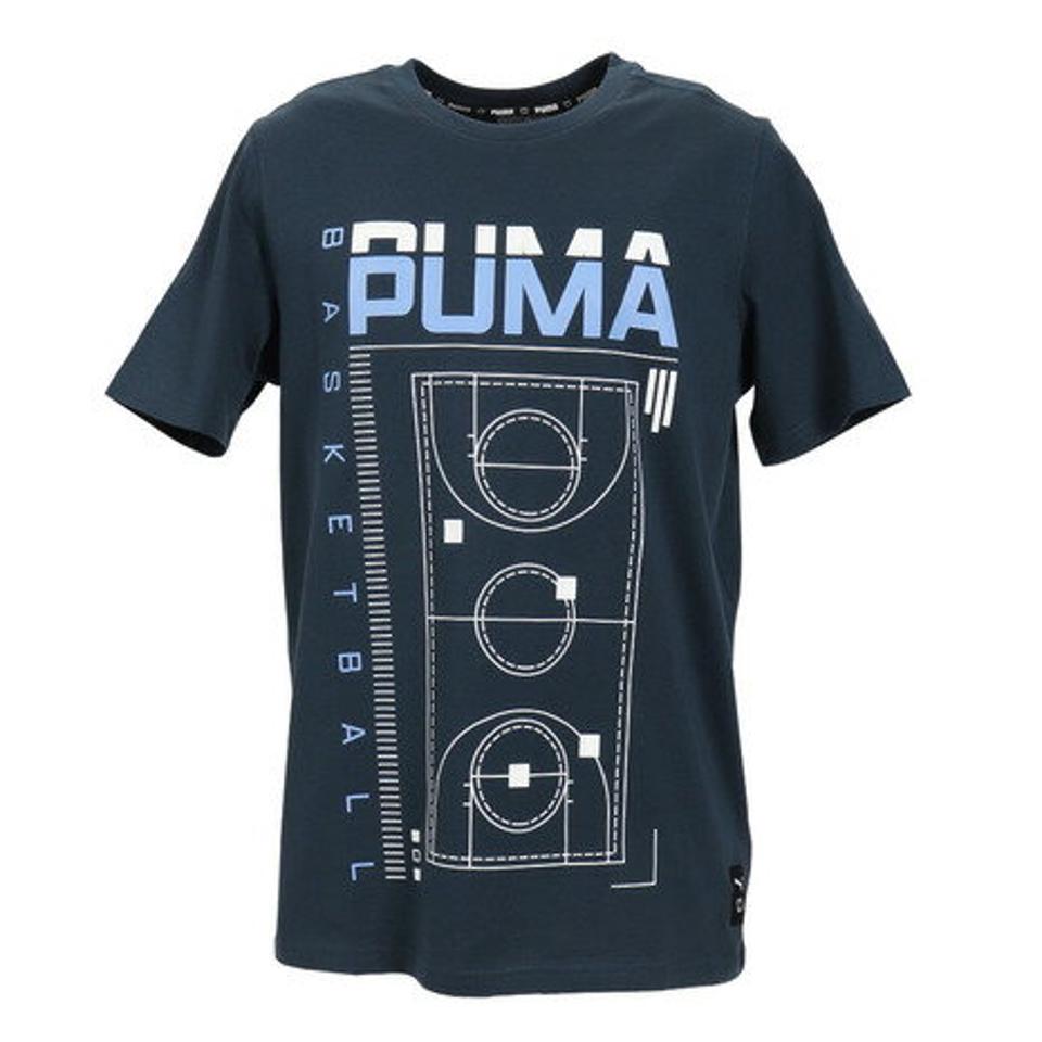 プーマ（PUMA）（メンズ）バスケットボールウェア CLEAR OUT 半袖Tシャツ 3 53858401