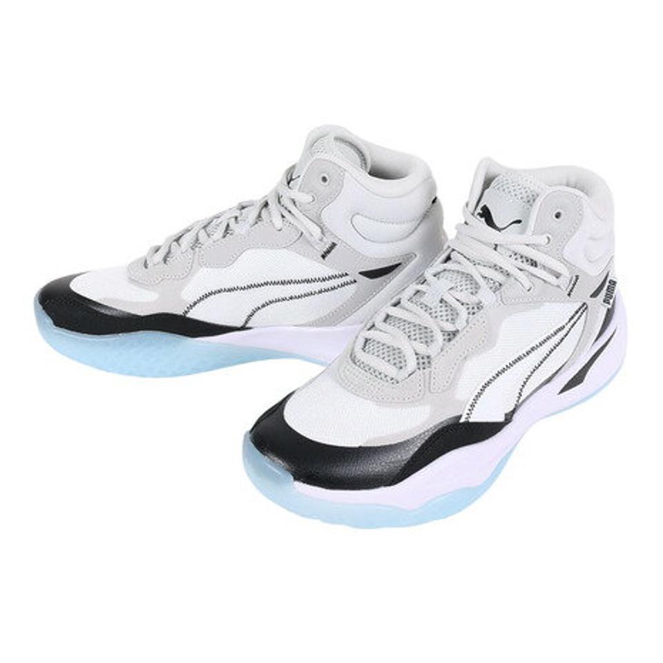 【20%OFFクーポン対象！5/25まで】プーマ（PUMA）（メンズ）バスケットシューズ バッシュ プレイメーカー プロ ミッド 37790202