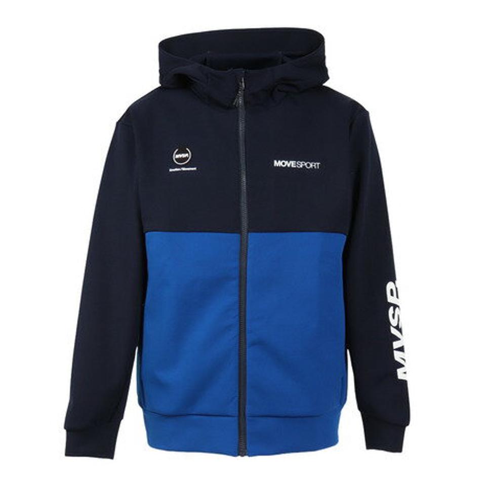 デサント（DESCENTE）（メンズ）ジャケット メンズ S.F.TECH スリーブロゴ フルジップフーディー DMMVJF20 BL ブルー