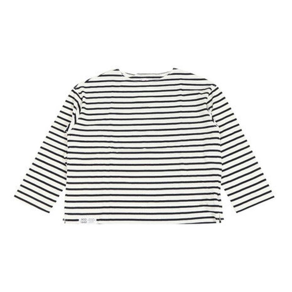 【20％OFFクーポン対象！6/11まで】ニューバランス（new balance）（レディース）長袖Tシャツ レディース 900 ボートネックストライプ AWT35026WM