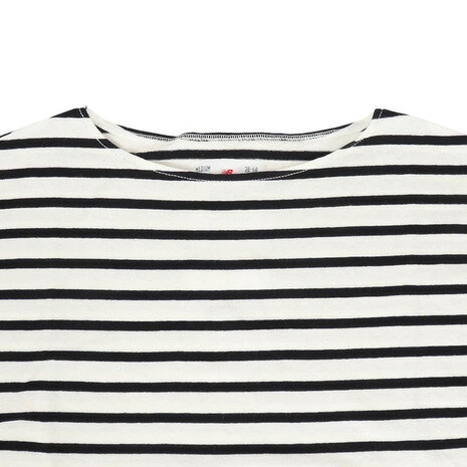 【20％OFFクーポン対象！6/11まで】ニューバランス（new balance）（レディース）長袖Tシャツ レディース 900 ボートネックストライプ AWT35026WM