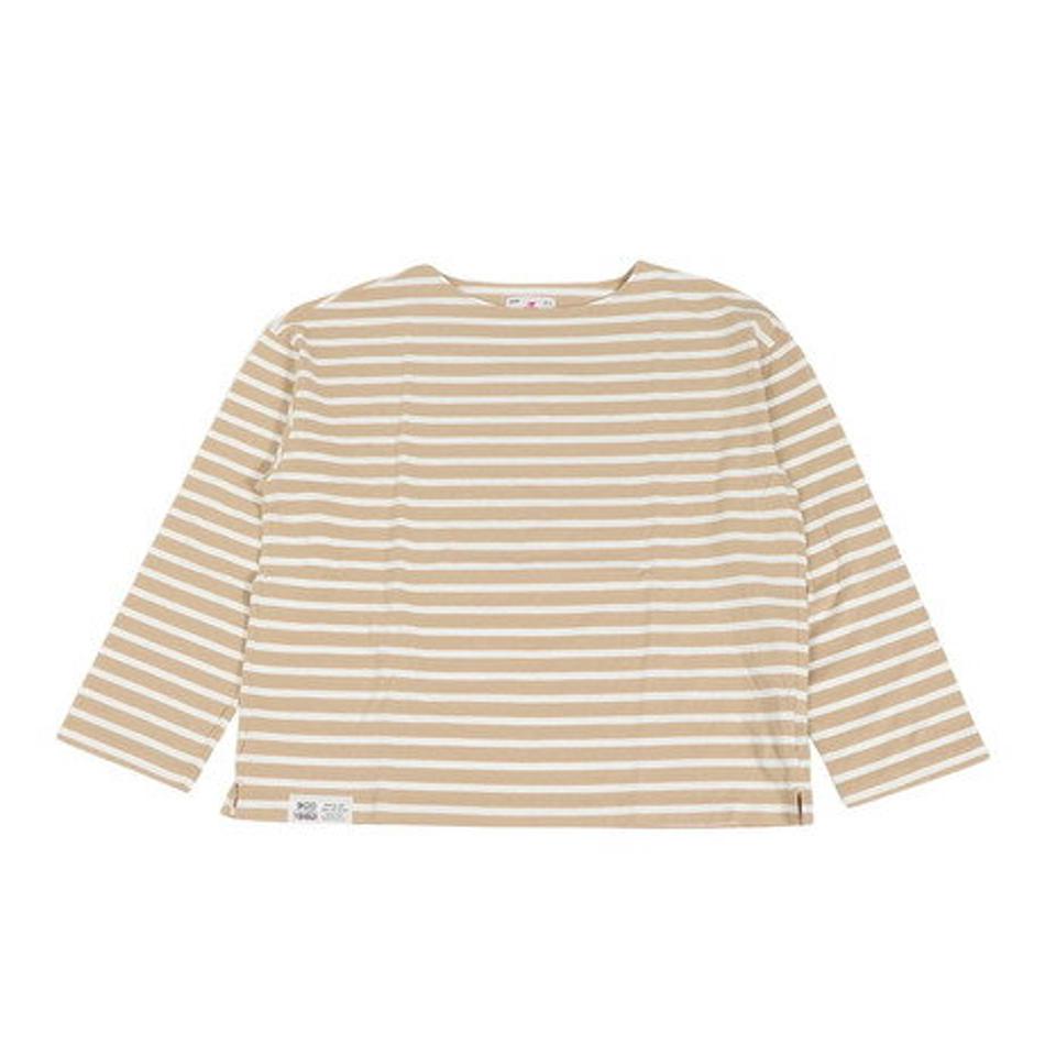 【20％OFFクーポン対象！6/11まで】ニューバランス（new balance）（レディース）長袖Tシャツ レディース 900 ボートネックストライプ AWT35026INC