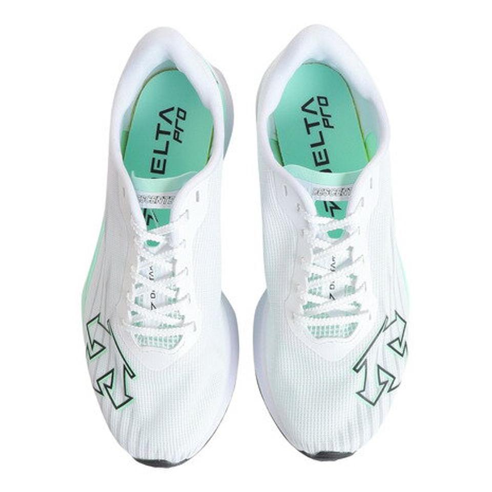 デサント（DESCENTE）（メンズ）ランニングシューズ デルタプロレースV2 ミント SO123RRN11 MTWH スニーカー トレーニング レース クッション