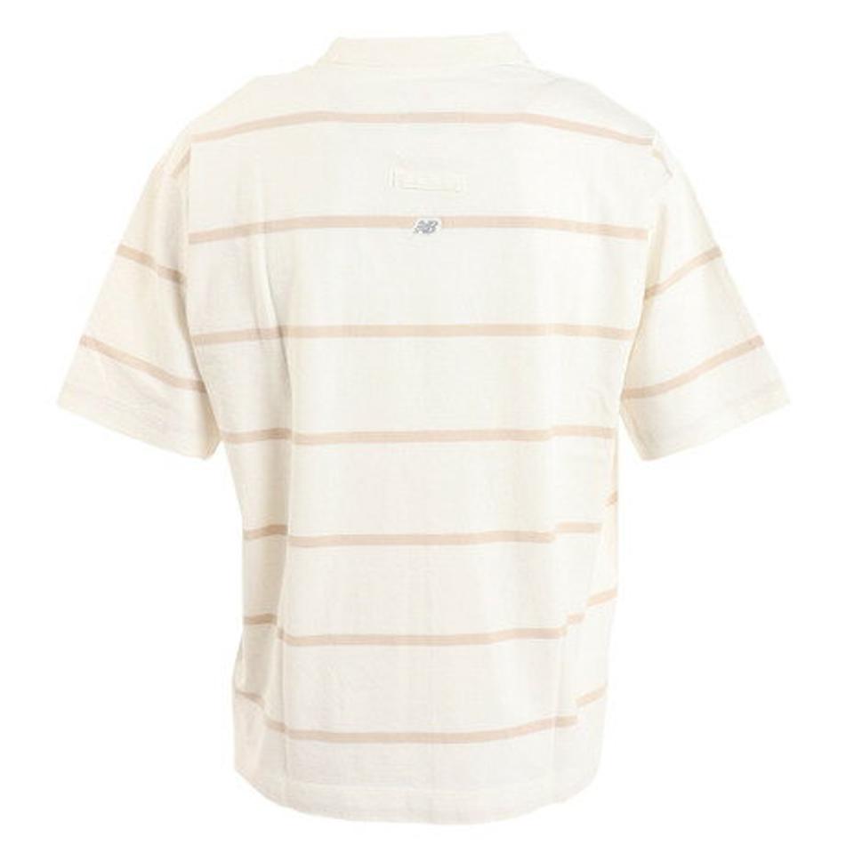 【10％OFFクーポン対象！7/5まで】ニューバランス（new balance）（メンズ）半袖Tシャツ メンズ 900 ストライプ AMT35009WM