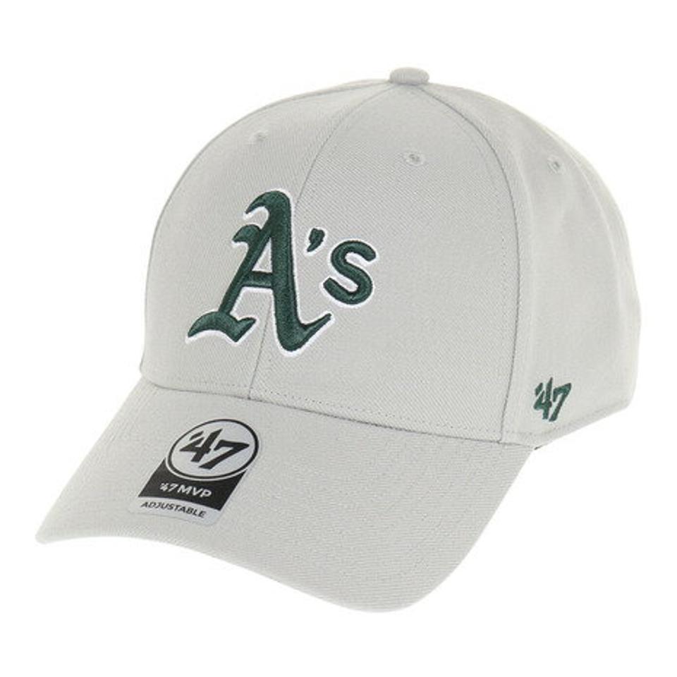 フォーティーセブン（47）（メンズ、レディース）Athletics 47 MVP キャップ Gray B-MVP18WBV-GYD