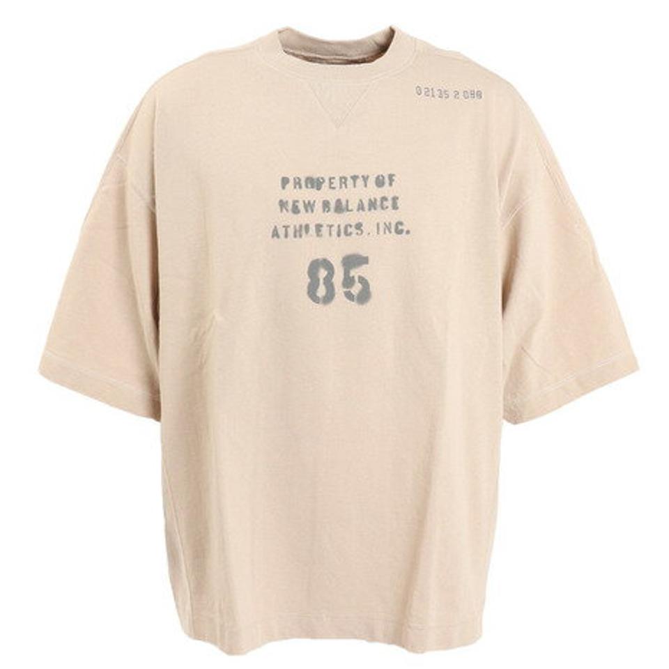 ニューバランス（new balance）（メンズ）半袖Tシャツ メンズ 1000 オーバーサイズフィット AMT35007TWF
