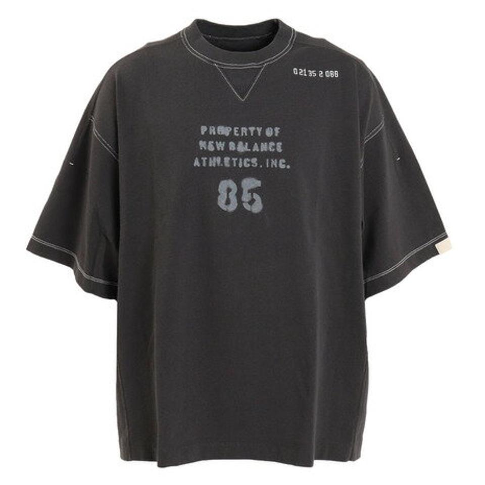 【15%OFFクーポン対象！4/25まで】ニューバランス（new balance）（メンズ）半袖Tシャツ メンズ 1000 オーバーサイズフィット AMT35007