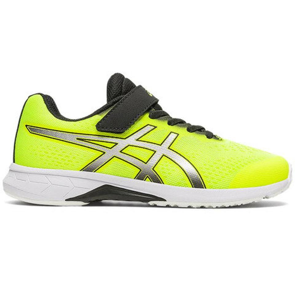 アシックス（ASICS）（キッズ）ジュニア シューズ レーザー ビーム RH-MG イエロー 1154A155.750 スニーカー ランニング ベルクロ ベルト付き 消臭 白底 登校