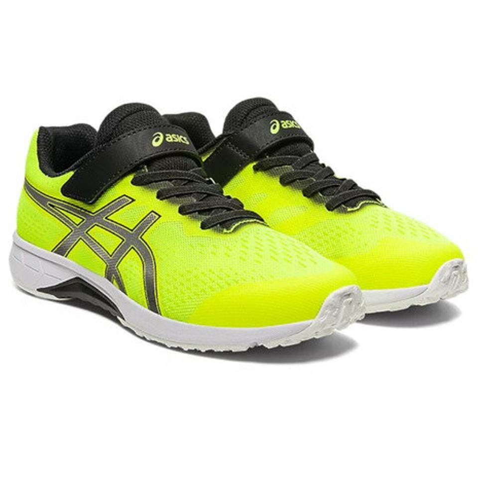 アシックス（ASICS）（キッズ）ジュニア シューズ レーザー ビーム RH-MG イエロー 1154A155.750 スニーカー ランニング ベルクロ ベルト付き 消臭 白底 登校