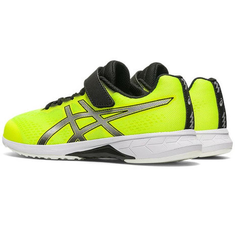 アシックス（ASICS）（キッズ）ジュニア シューズ レーザー ビーム RH-MG イエロー 1154A155.750 スニーカー ランニング ベルクロ ベルト付き 消臭 白底 登校