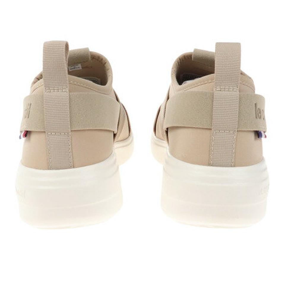 ルコック スポルティフ（le coq sportif）（レディース）スニーカー ラ ローヌ DBSP QL3VJC06 スポーツ シューズ ダブル ベルト スリッポン 軽量