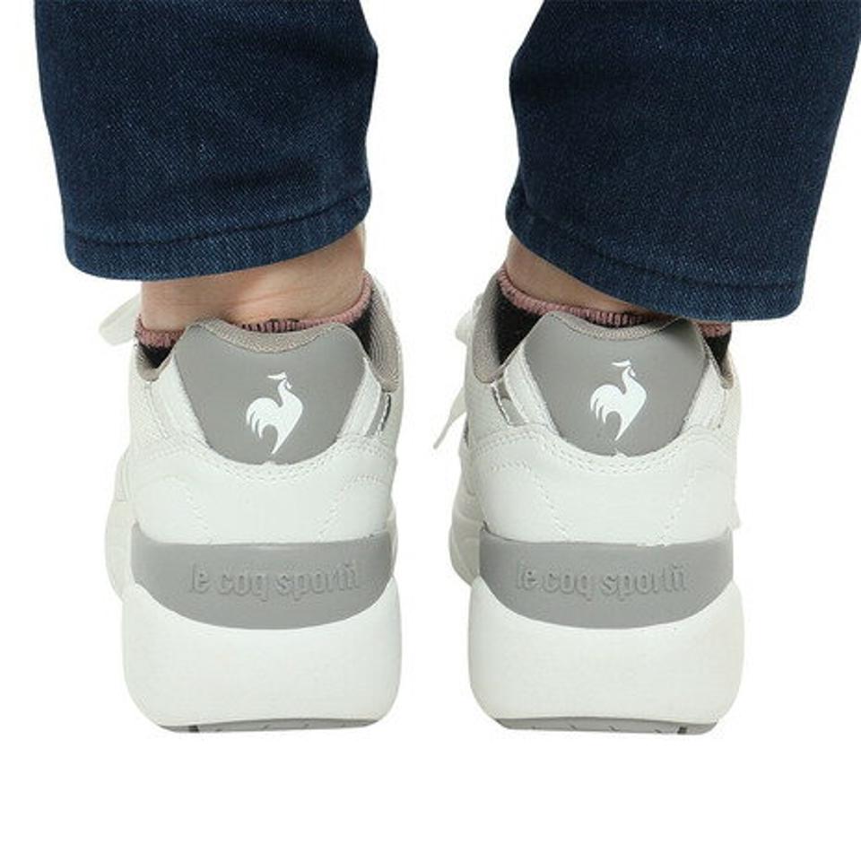 ルコック スポルティフ（le coq sportif）（レディース）スニーカー LCS ブローニュ ホワイト QL3VJC01WH タウン スポーツ シューズ 消臭 軽量 厚底 通勤 通学