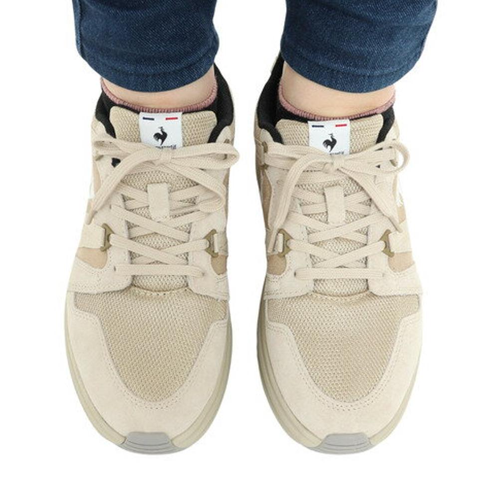 ルコックスポルティフ（lecoqsportif）（レディース）スニーカー LCS ブローニュ ベージュ QL3VJC01CB タウン スポーツ シューズ 消臭 軽量 厚底 通勤 通学