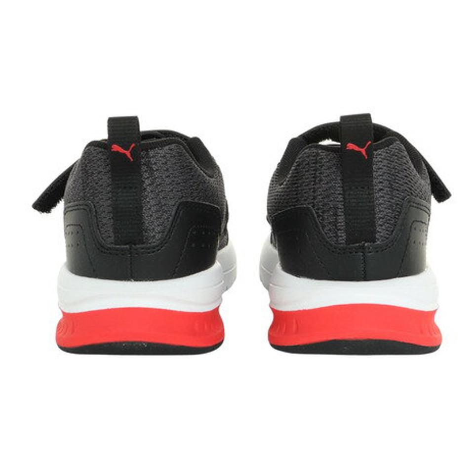 プーマ（PUMA）（キッズ）ジュニアスニーカー エボルブ ストリート ブラック 38913802 ボーイズ スポーツシューズ ベルクロ 通気性 通学 登校 運動靴