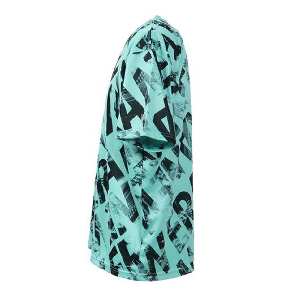 ニューエラ（NEW ERA）（メンズ、レディース）半袖 テック Tシャツ Allover Logo 13516839