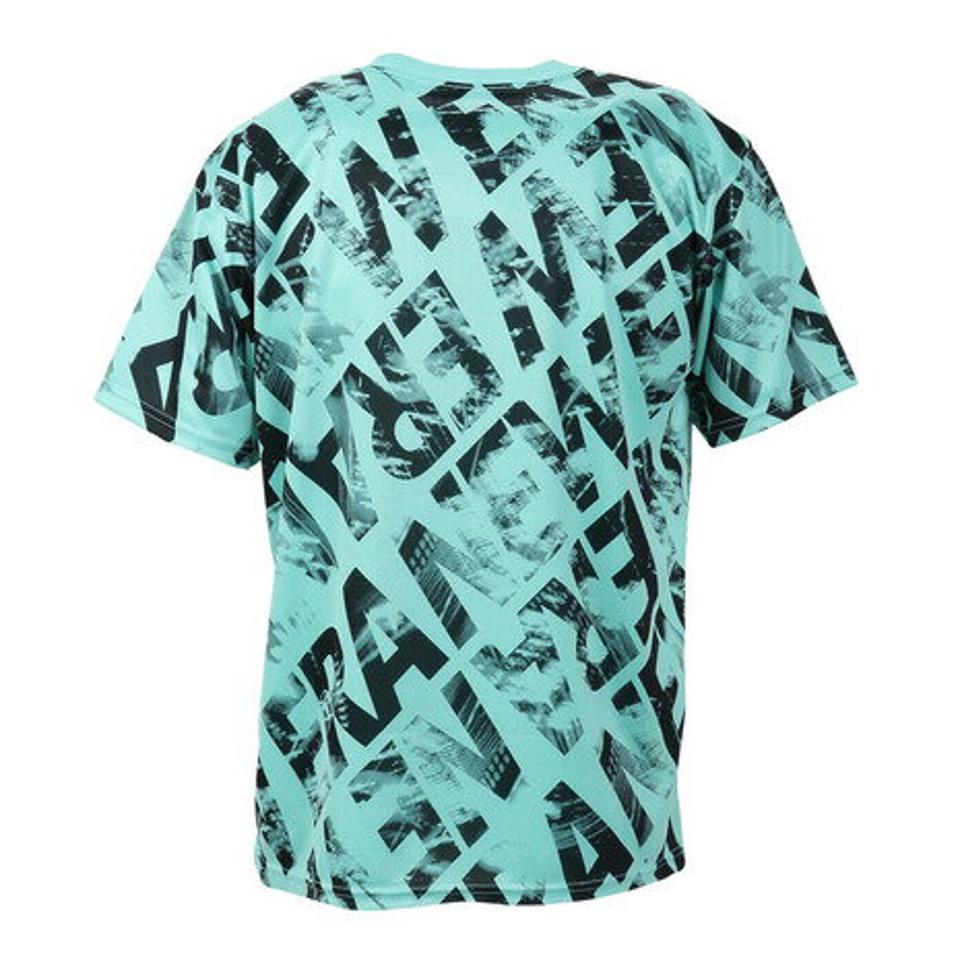 ニューエラ（NEW ERA）（メンズ、レディース）半袖 テック Tシャツ Allover Logo 13516839