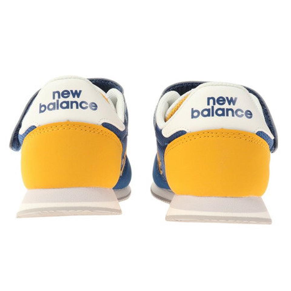 ニューバランス（new balance）（キッズ）ジュニアスニーカー 420M ブルー YV420MJAW スポーツ シューズ ベルクロ マジックテープ 登校 運動靴