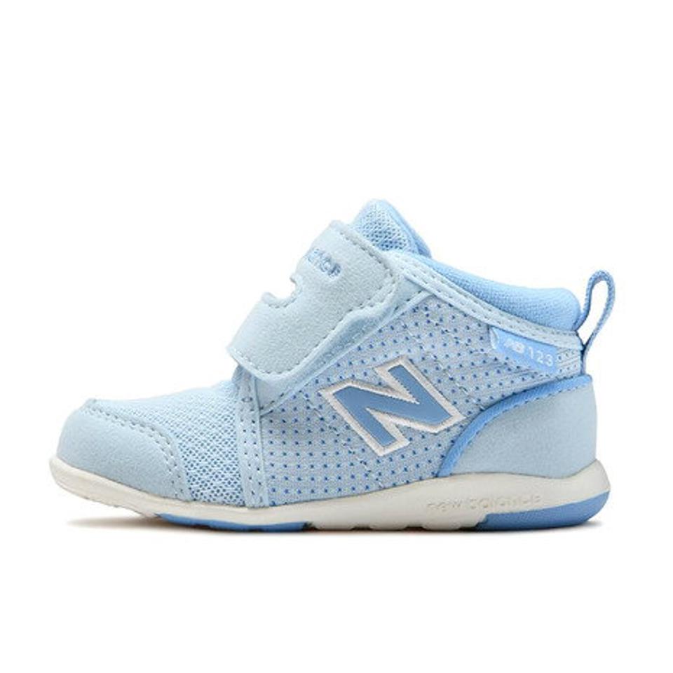 【20％OFFクーポン！3/28まで】ニューバランス（new balance）（キッズ）ジュニア スニーカー 123H First DS ライトブルー IO123HDSW スポーツ ファースト シューズ ベルクロ マジックテープ