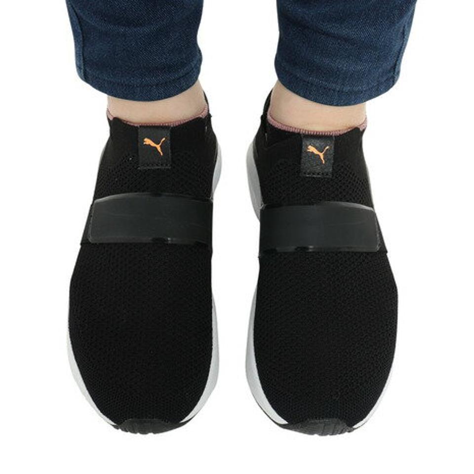 プーマ（PUMA）（レディース）スニーカー エンライテン ストラップ ウィメンズ ブラック 37767401 スポーツ カジュアル ランニングシューズ タウン 普段履き