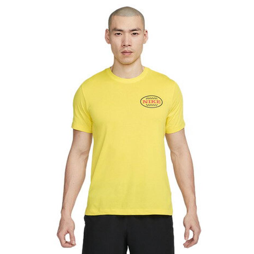 ナイキ（NIKE）（メンズ）半袖Tシャツ メンズ ドライフィット フィットネス Tシャツ FD0127-765 イエロー