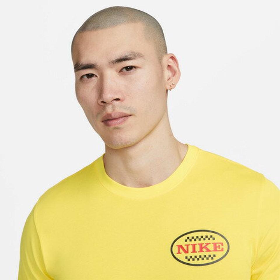 ナイキ（NIKE）（メンズ）半袖Tシャツ メンズ ドライフィット フィットネス Tシャツ FD0127-765 イエロー