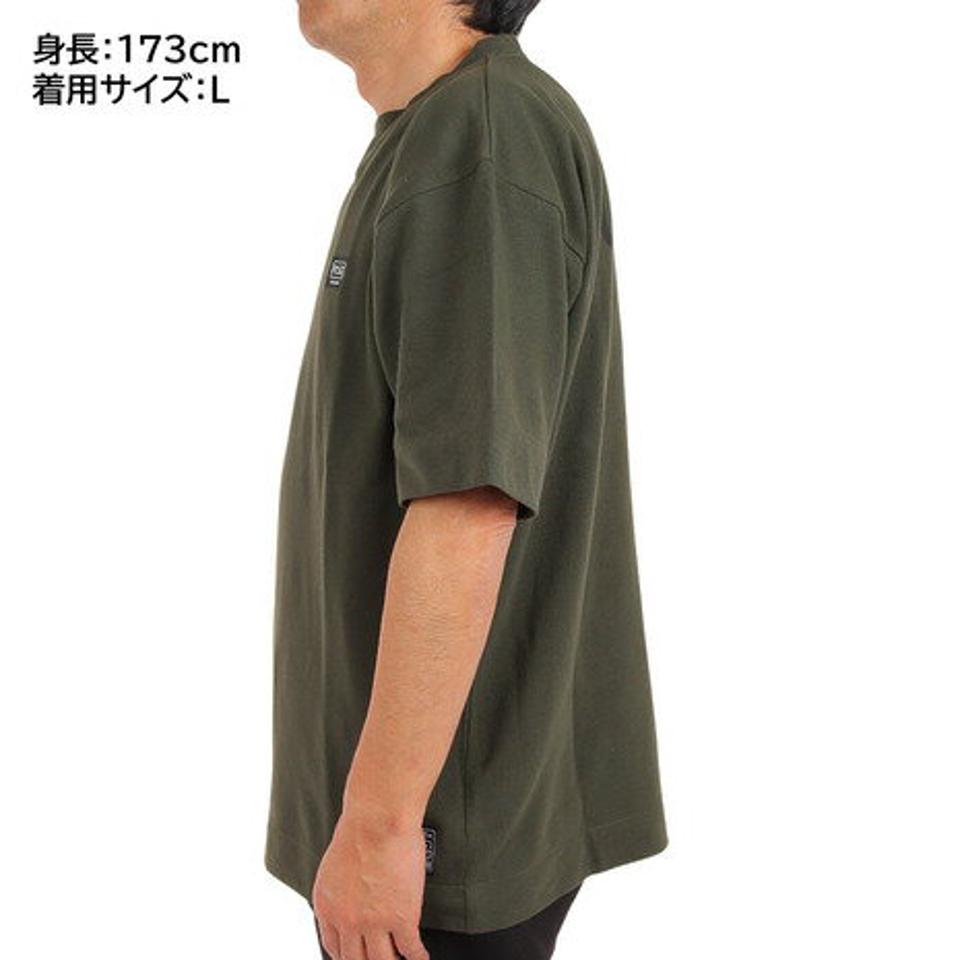 ライズ（RYZ）（メンズ）半袖Tシャツ メンズ PQ OG RZ10CD23SS0010 KHK