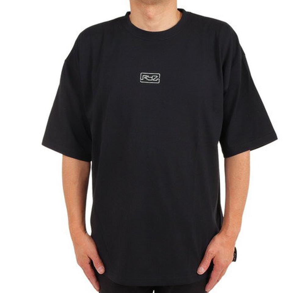 【2点10%OFFクーポン対象！8/10まで】ライズ（RYZ）（メンズ）半袖Tシャツ メンズ RZ10CD23SS0005 BLK