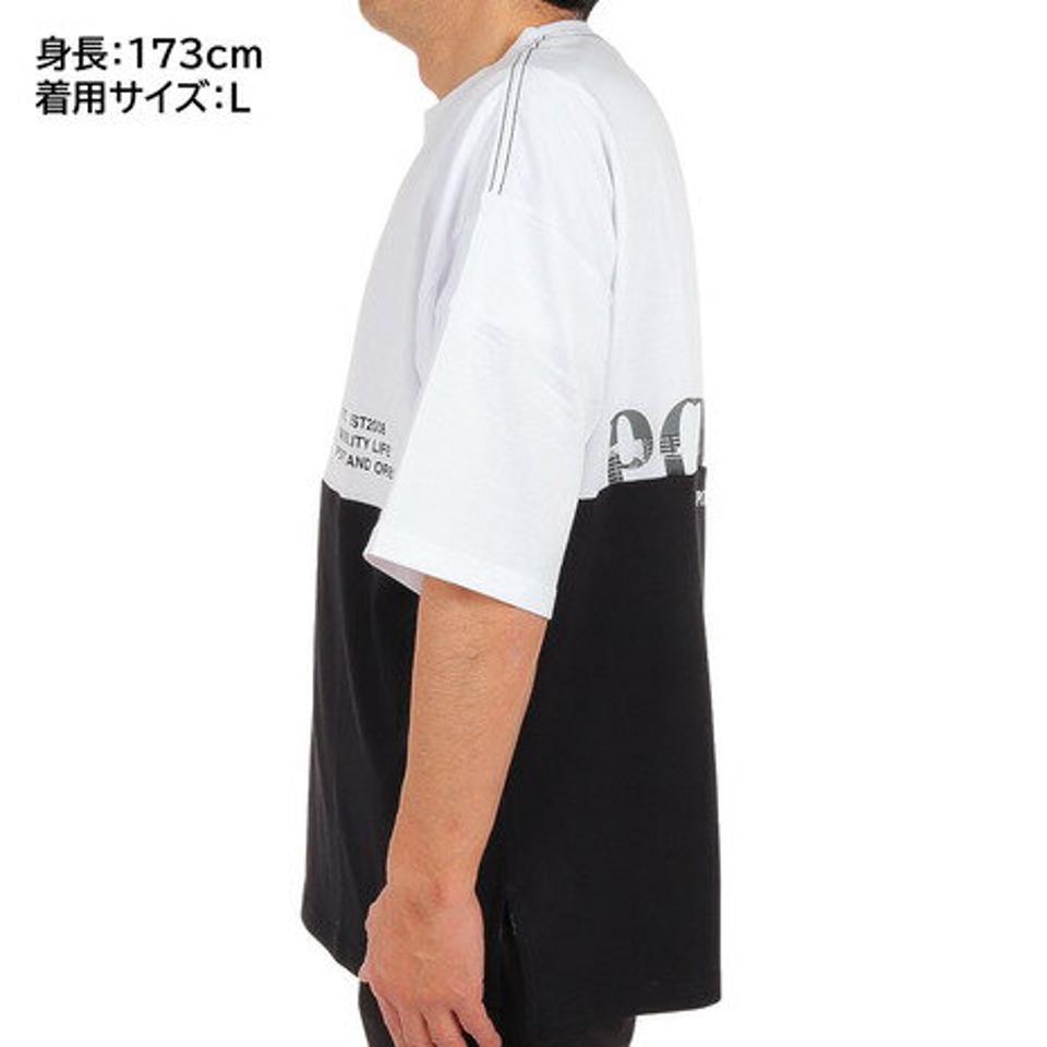 ライズ（RYZ）（メンズ）半袖Tシャツ メンズ 50/50 RZ10CD23SS0004 WT/BK