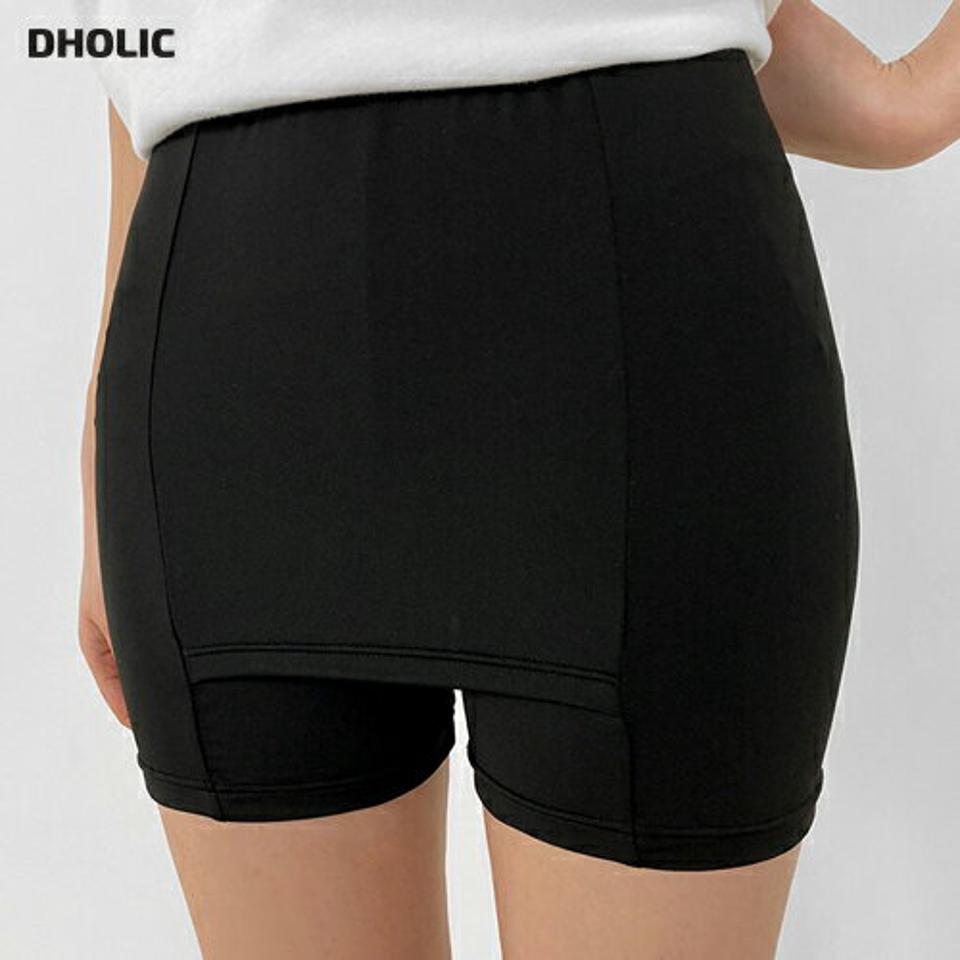 レイヤード風インナーパンツ・t00564 レディース 【acc】インナーパンツ スパッツ インナー 下着 レイヤード風 単色 無地 シンプル ベーシック 便利 安心 韓国ファッション