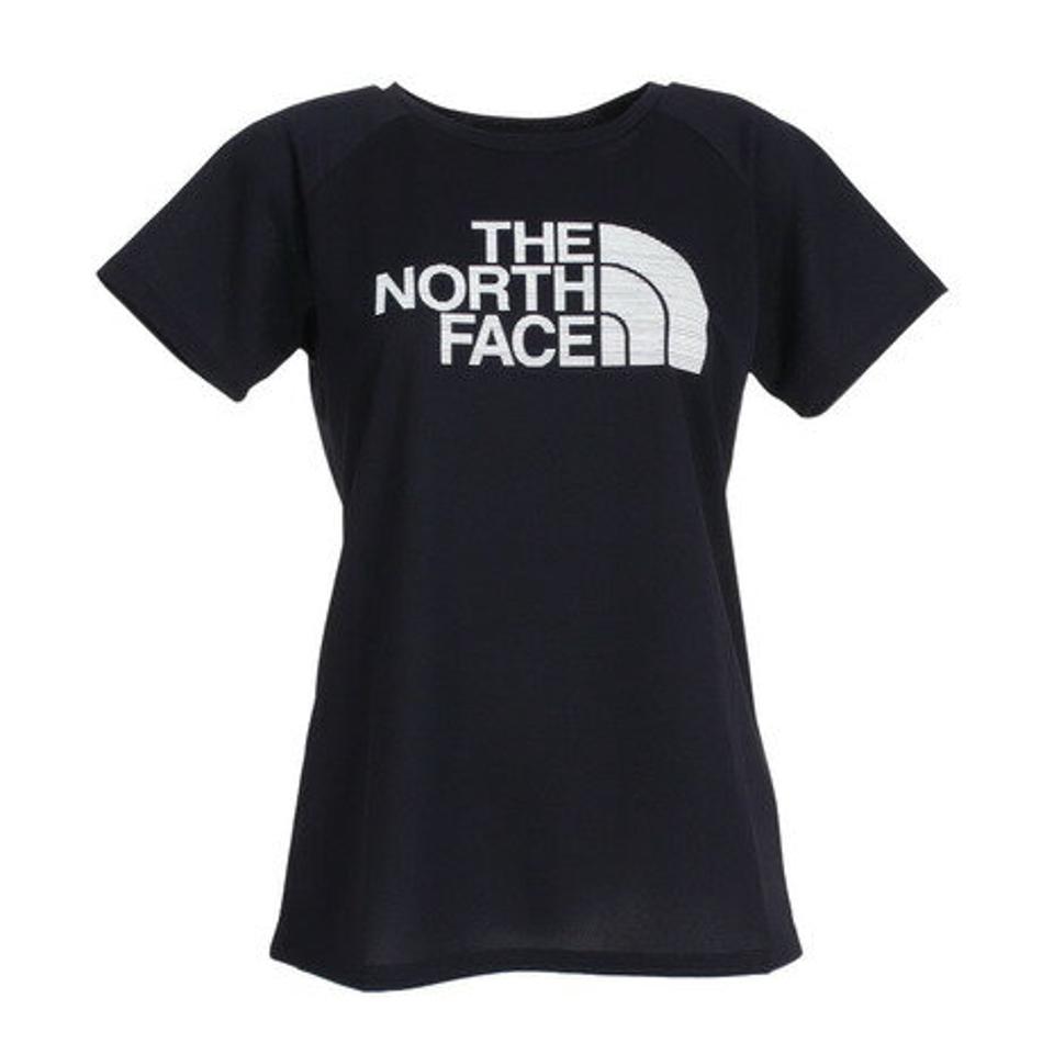 ノースフェイス（THE NORTH FACE）（レディース）ショートスリーブGTDロゴクルーシャツ NTW12376 K