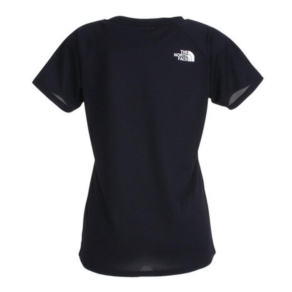 ノースフェイス（THE NORTH FACE）（レディース）ショートスリーブGTDロゴクルーシャツ NTW12376 K