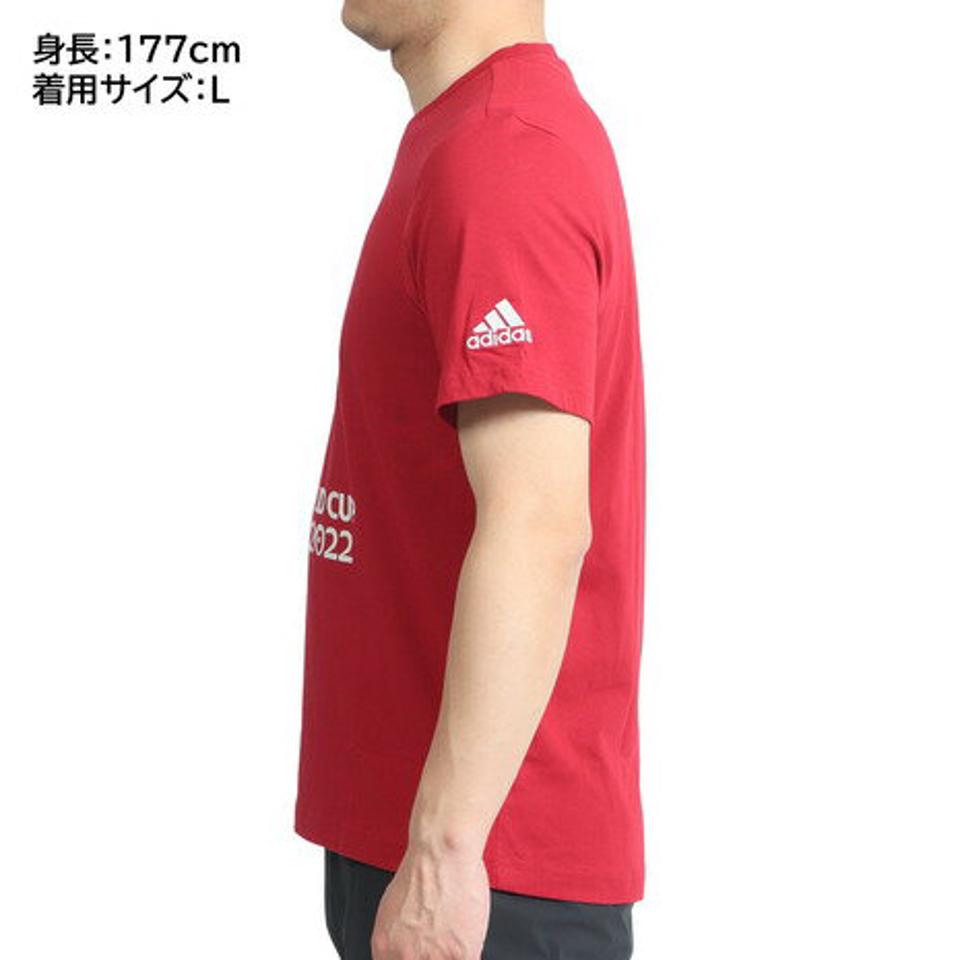 【20%OFFクーポン!3/26まで】アディダス(adidas)(メンズ)サッカーウェア FIFAワールドカップ2022グラフィック半袖Tシャツ TK911-HD6366