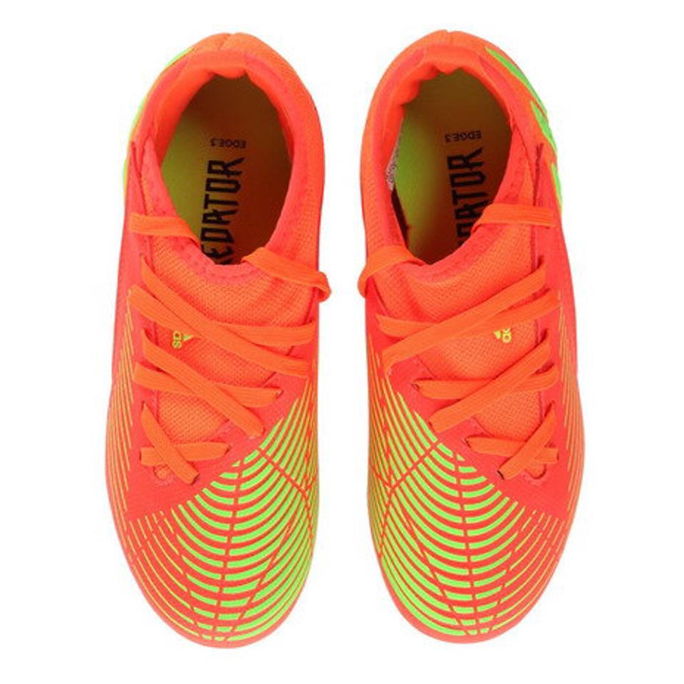 【10/15 24h限定 エントリー＆対象3店舗買い回りで最大P10倍！】アディダス（adidas）（キッズ）ジュニアサッカースパイク 土・人工芝グラウンド用 サッカーシューズ プレデター エッジ3 HG/AG J GV8506