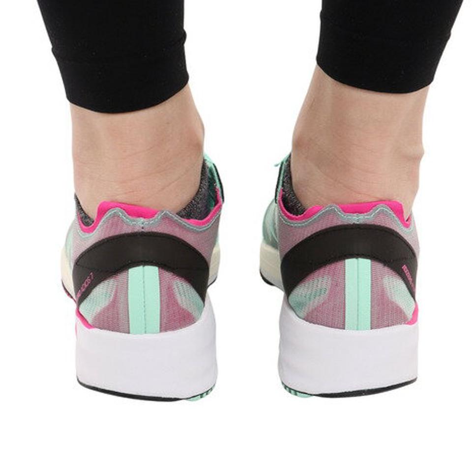 【7/5 24h限定 エントリー＆対象3店舗買い回りで最大P10倍！】アディダス（adidas）（レディース）ランニングシューズ 緑 レディース アディゼロ ジャパン 7 GV9062 ジョギングシューズ