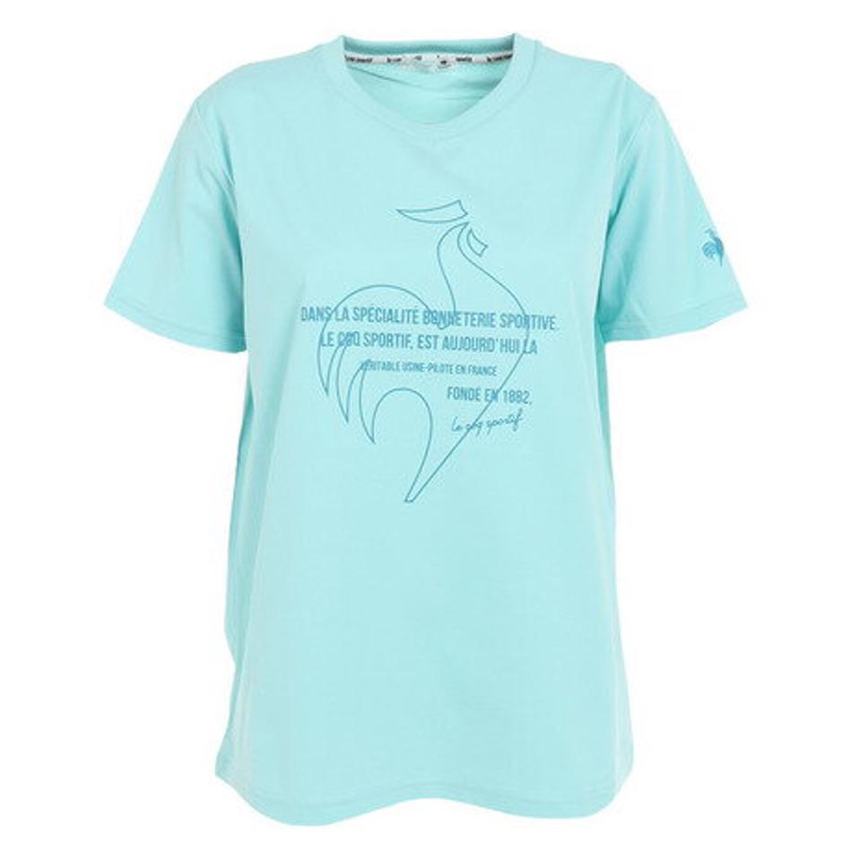 ルコック スポルティフ(le coq sportif)(レディース)半袖シャツ レディース ヘランカ SUNSCREEN QMWVJA01 BL